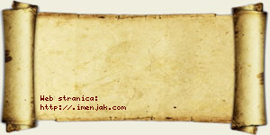 Kristina Badža vizit kartica